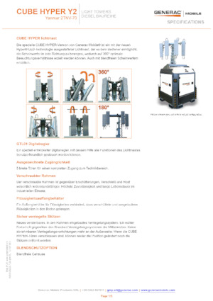 Svjetlosni tornjevi Generac Mobile Cube Hyper Y2