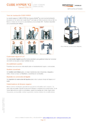 Svjetlosni tornjevi Generac Mobile Cube Hyper Y2