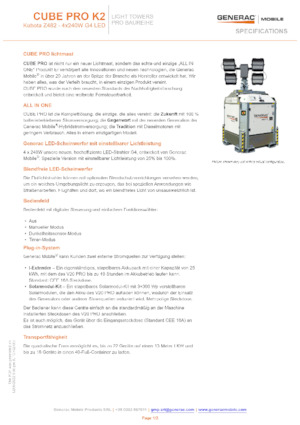 Svjetlosni tornjevi Generac Mobile Cube Pro