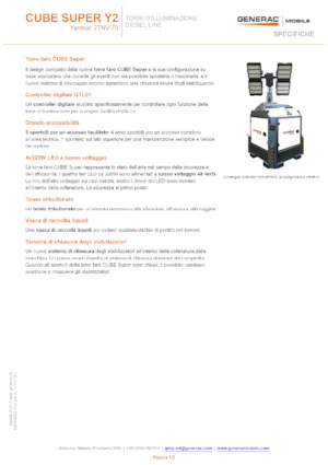 Svjetlosni tornjevi Generac Mobile Cube Super Y2