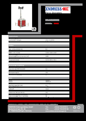 Svjetlosni tornjevi Endress EFA 840 S4 320