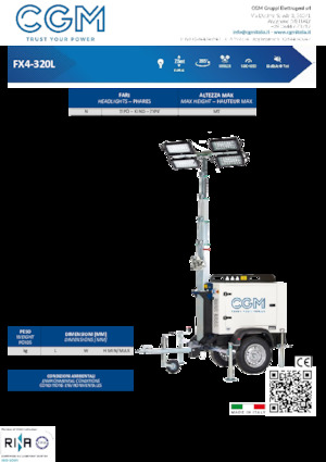 Svjetlosni tornjevi CGM FX4-320L