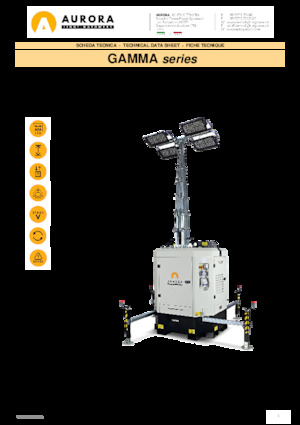 Svjetlosni tornjevi Aurora Gamma 4x160W