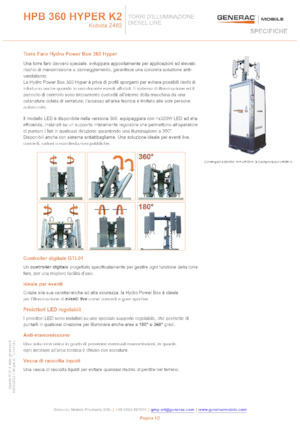 Svjetlosni tornjevi Generac Mobile HPB 360 Hyper K2