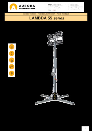 Svjetlosni tornjevi Aurora Lambda 55 4x75W