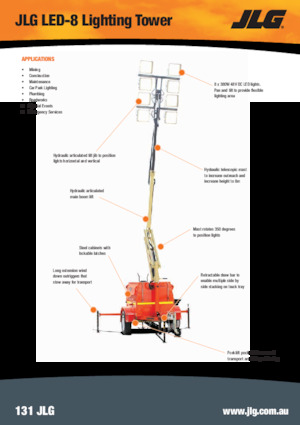 Svjetlosni tornjevi JLG LED-8
