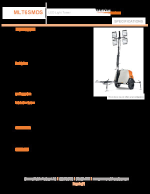 Svjetlosni tornjevi Generac Mobile MLT6 SMDS
