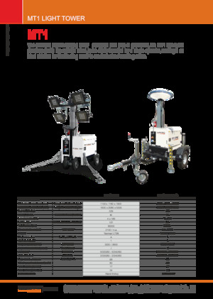 Svjetlosni tornjevi Generac Mobile MT 1 LED