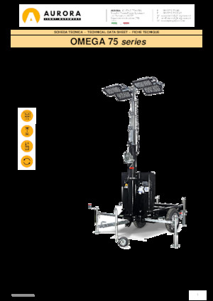 Svjetlosni tornjevi Aurora Omega 75 4x320W