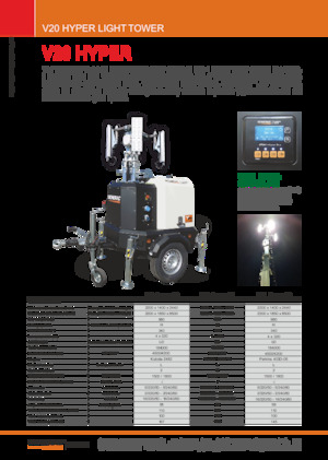 Svjetlosni tornjevi Generac Mobile V 20 Hyper K2