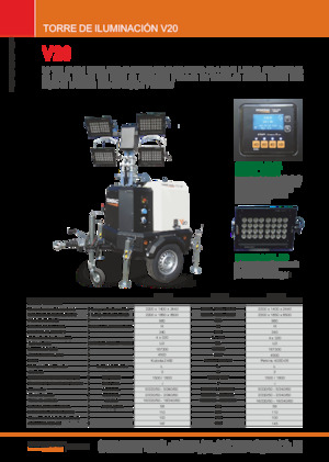 Svjetlosni tornjevi Generac Mobile V 20 Y2