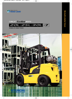 LPG viljuškari Hyundai 25 L 7