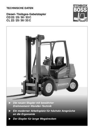 LPG viljuškari Steinbock CL 33 C