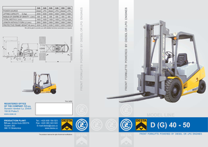 LPG viljuškari Desta G 50