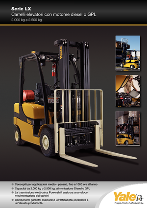 LPG viljuškari Yale GLP 25 LX