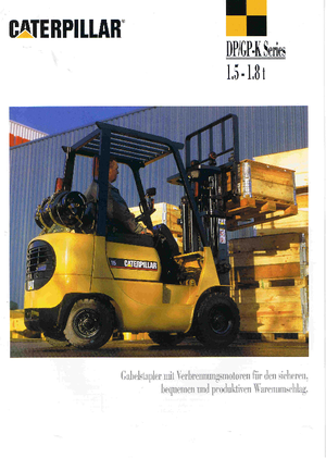 LPG viljuškari Caterpillar GP 18 K