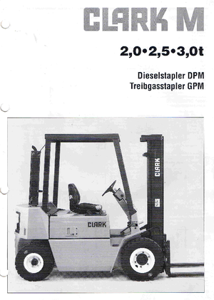 LPG viljuškari Clark GPM 25