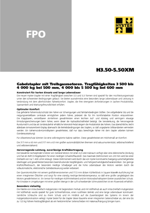 LPG viljuškari Hyster H 5.00 XM