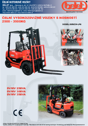 LPG viljuškari Belet MV 30 BVB