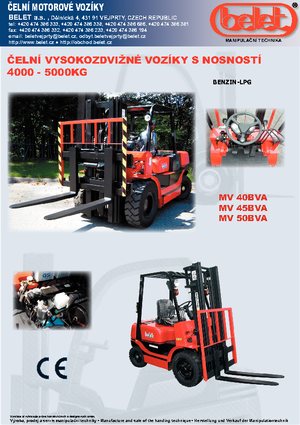 LPG viljuškari Belet MV 50 BVB