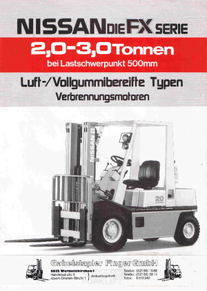 LPG viljuškari Nissan PH 02 A 25 U