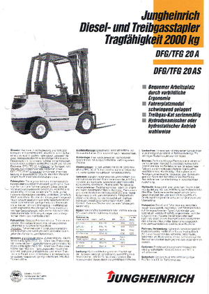 LPG viljuškari Jungheinrich TFG-20 A
