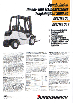 LPG viljuškari Jungheinrich TFG 30