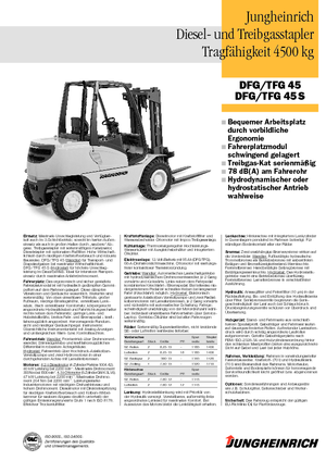 LPG viljuškari Jungheinrich TFG 45 CK