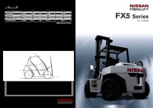 LPG viljuškari Nissan FX 5-50