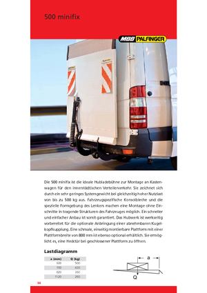 Utovarne platforme MBB Palfinger 500 minifix
