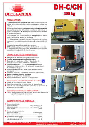 Utovarne platforme Dhollandia DH-CH