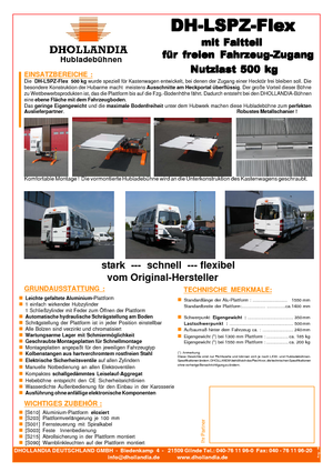 Utovarne platforme Dhollandia DH-LSPZ Flex