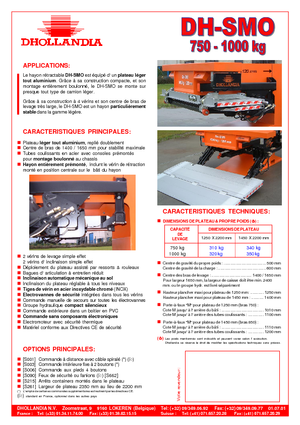 Utovarne platforme Dhollandia DH-SMO