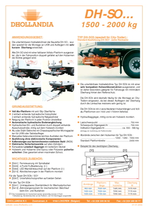 Utovarne platforme Dhollandia DH-SO