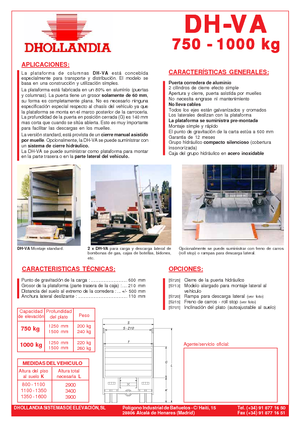 Utovarne platforme Dhollandia DH-VA