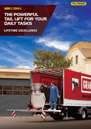 Utovarne platforme MBB Palfinger MBB C 2500 L