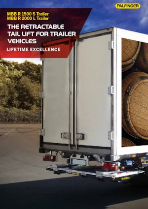 Utovarne platforme MBB Palfinger MBB R 2000 L TRAILER