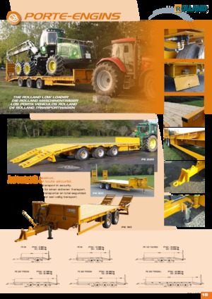 Prikolice s niskim ležajem Rolland PE 150