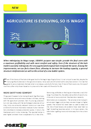 Prikolice s niskim ležajem Joskin TRAILED WAGO TR8000D13
