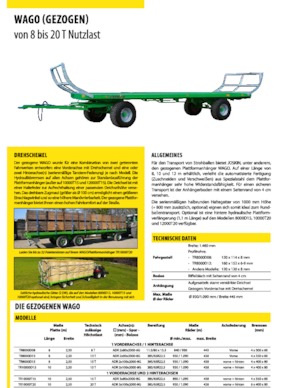 Prikolice s niskim ležajem Joskin WAGO-LOADER LTR12000T20