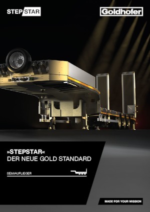 Poluprikolice s niskim ležajem i stepenicama Goldhofer STEPSTAR