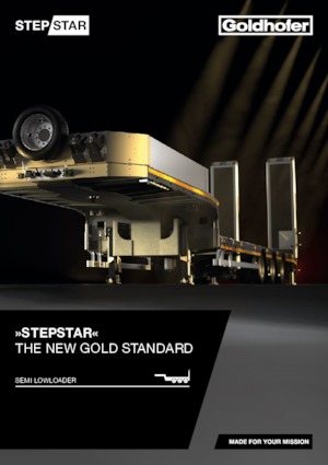 Poluprikolice s niskim ležajem i stepenicama Goldhofer STEPSTAR