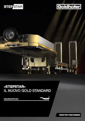 Poluprikolice s niskim ležajem i stepenicama Goldhofer STEPSTAR