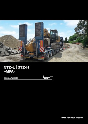 Poluprikolice s niskim ležajem i stepenicama Goldhofer MPA