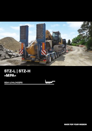 Poluprikolice s niskim ležajem i stepenicama Goldhofer MPA