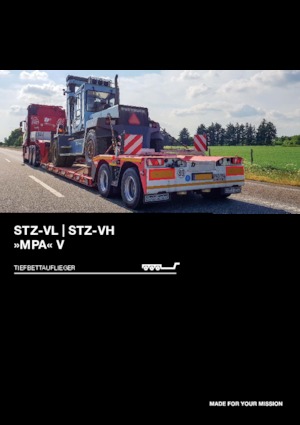 Poluprikolice s niskim ležajem i stepenicama Goldhofer STZ-VL