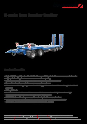Niskopodne prikolice Schwarzmüller 5-axle low loader trailer