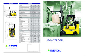 LPG viljuškari Hyundai 18LC-7M