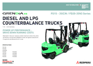 LPG viljuškari Mitsubishi FG20CN