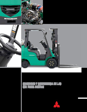 LPG viljuškari Mitsubishi FGC18N